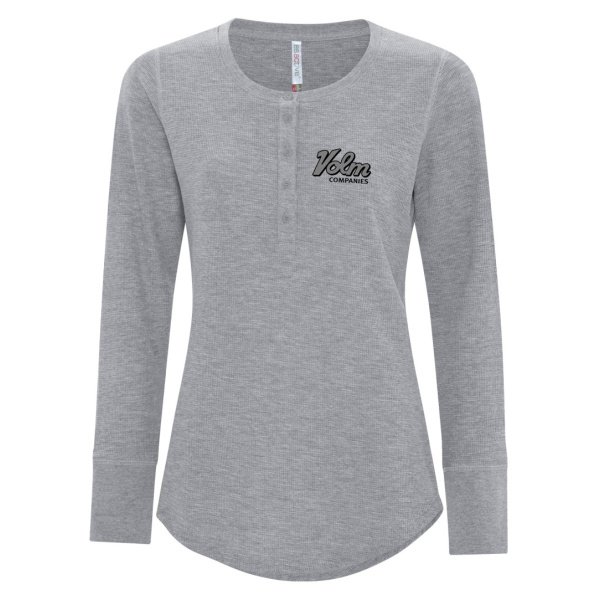 Ladies Henley Long Sleeve - Image 2
