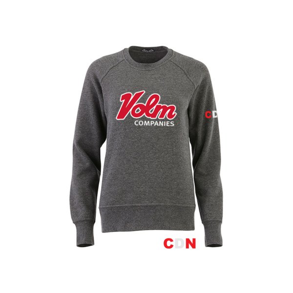 Volm Ladies Office Fleece Crew Sweatershirt - Canada