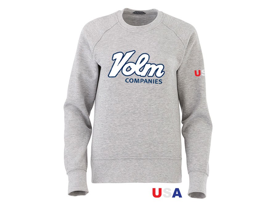 Volm Ladies Office Fleece Crew Sweatershirt - USA - Image 3