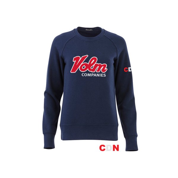 Volm Ladies Office Fleece Crew Sweatershirt - Canada - Image 3