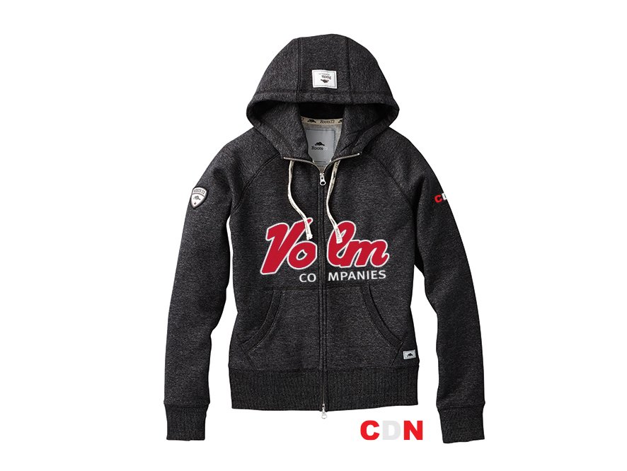 Volm Ladies Office ROOTS Full Zip Hoody - CANADA - Image 3