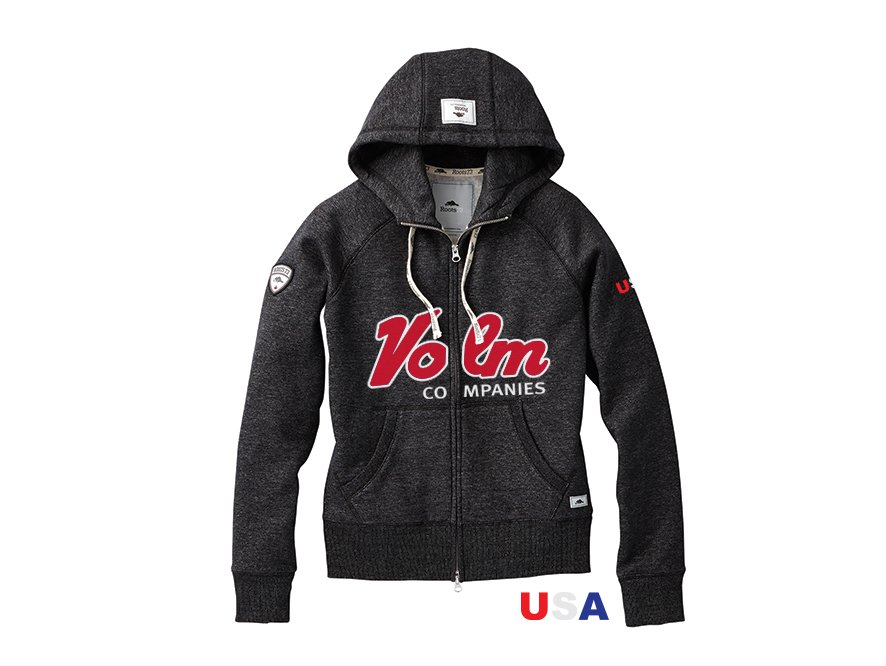 Volm Mens Office ROOTS Full Zip Hoody - USA