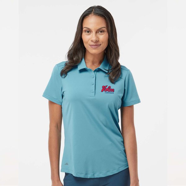 Ladies Adidas Solid Polo - Image 4