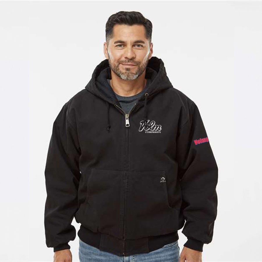 Mens DriDuck Cloth Hooded Jacket with Quilt Lining - Image 6