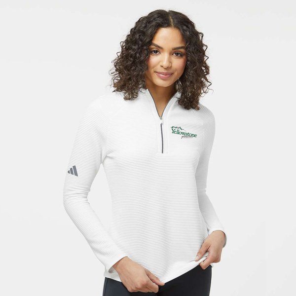 Ladies Adidas Spacer Quarter Zip - Image 9