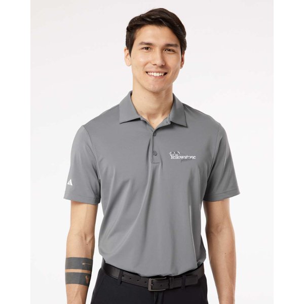 Mens Adidas Solid Polo - Image 5