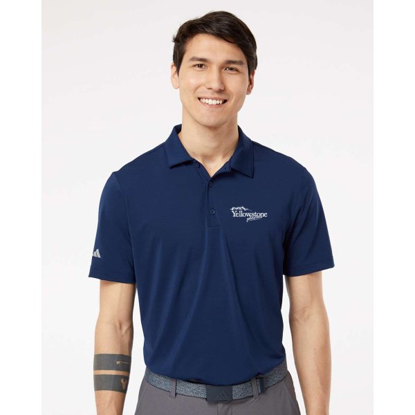 Mens Adidas Solid Polo - Image 6