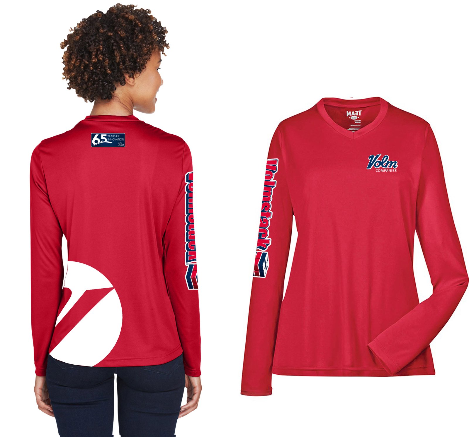 Ladies Moisture Wicking Long Sleeve Tee - Image 10